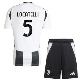 Maglia Juventus Locatelli 5 Bambino Prima Divisa 2024-25